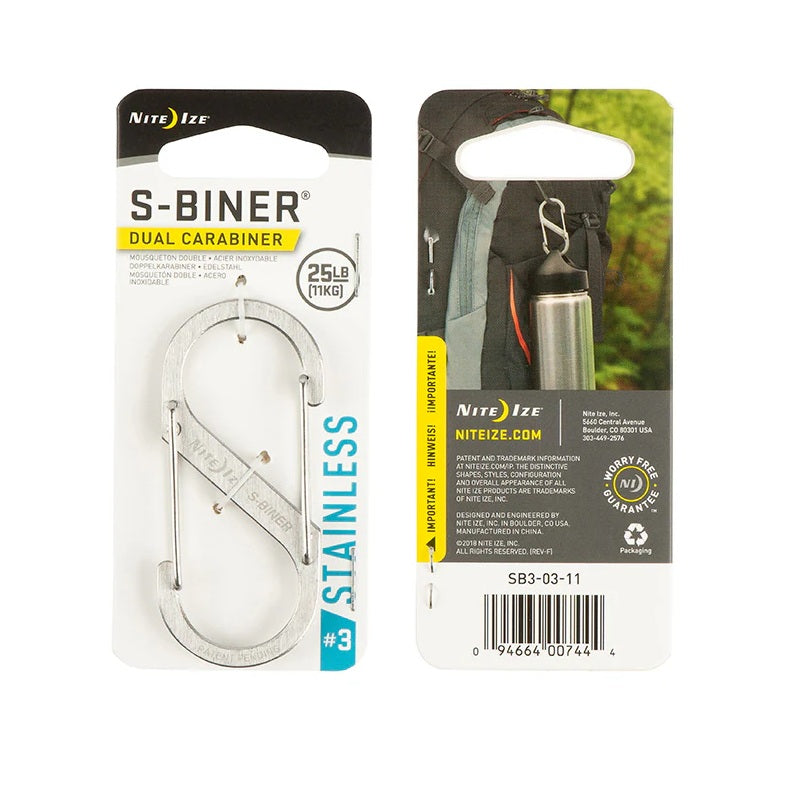 Nite Ize S-Biner Stainless Steel