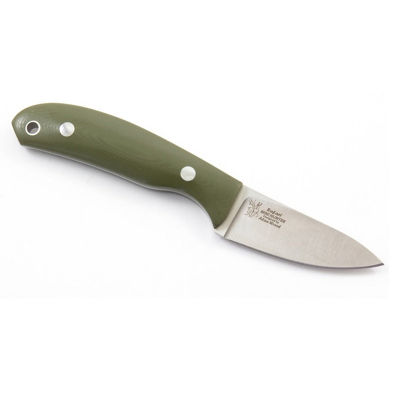 Casstrom Safari Green G10 with Leather Sheath