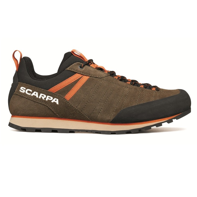 Scarpa Crux 2 Mens Shoe Caribou / Rust Orange