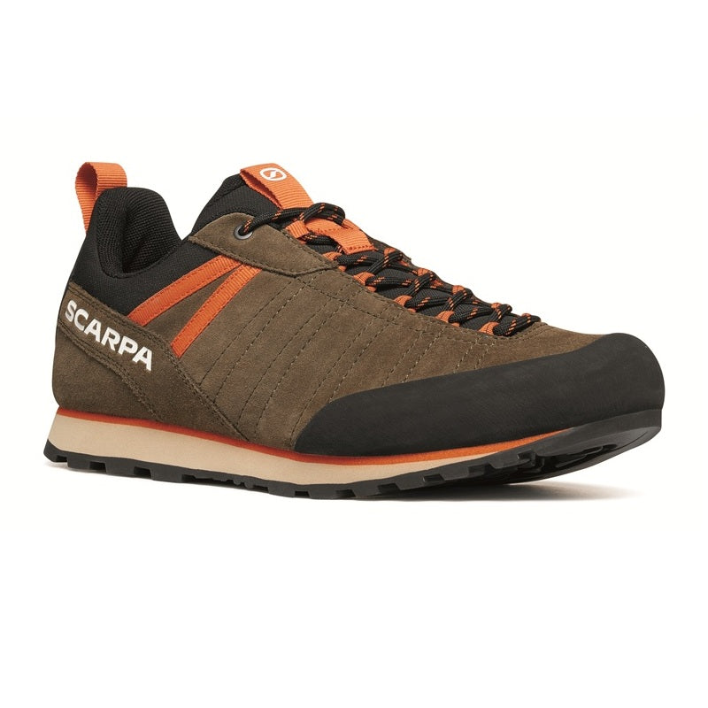 Scarpa Crux 2 Mens Shoe Caribou / Rust Orange