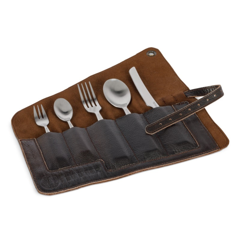 Petromax Leather Cutlery Bag