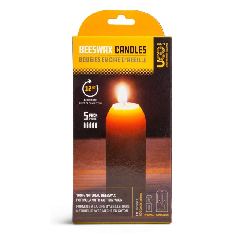 UCO Beeswax Candles 5 Pack
