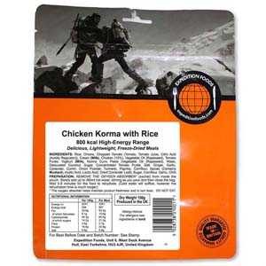 Expedition Foods Chicken Korma With Rice 800 Kcal