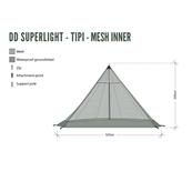 DD Hammocks Superlight  Tipi Mesh Inner Tent