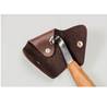 BeaverCraft SK5S - Spoon Carving Knife Deep Cut Bevels Oak Handle and Leather Sheath