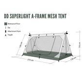 DD Hammocks Superlight A-Frame Mesh Tent
