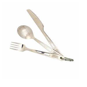 Vargo Titanium Spoon Fork & Knife Set