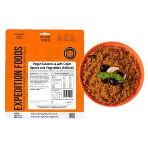 Expedition Foods Vegan Couscous With Cajun Spices and Vegetables 800KCAL