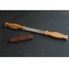 BeaverCraft DK1S - Drawknife with Oak Handle in Leather Sheath