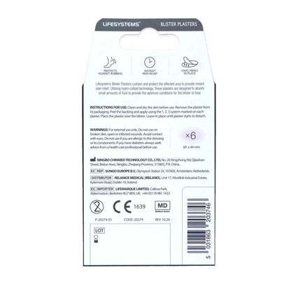 Lifesystems Blister Plasters (6-pack)