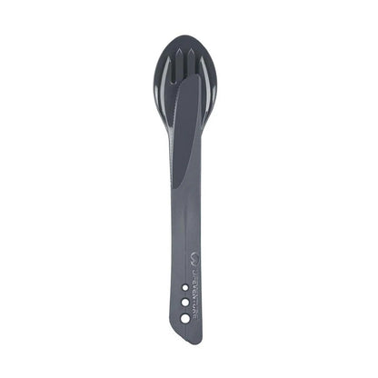 Lifeventure Ellipse Cutlery Set - Dark Grey