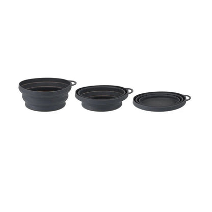 Lifeventure Ellipse Collapsible Bowl - Grey