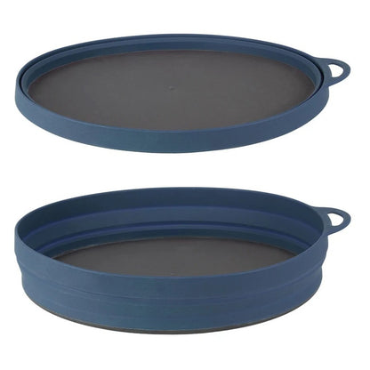 Lifeventure Ellipse Collapsible Plate - Navy