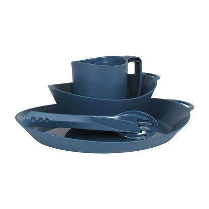 Lifeventure Ellipse Camping Tableware Set Navy