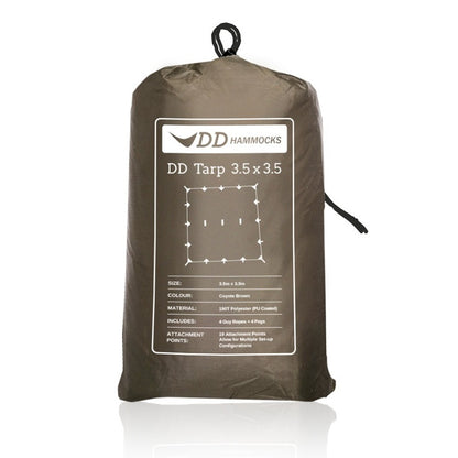 DD Hammocks Tarp 3.5 x 3.5 Coyote Brown