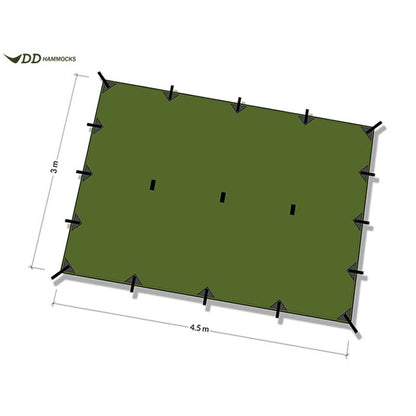 DD Hammocks Tarp XL Coyote Brown