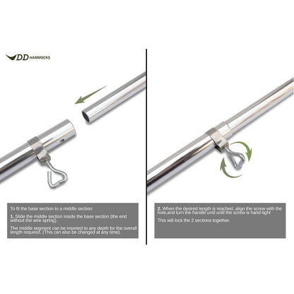 DD Hammocks Tarp Pole 2.2m - set of 2