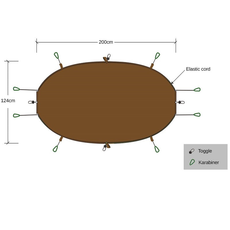 DD Hammocks Underblanket Coyote Brown