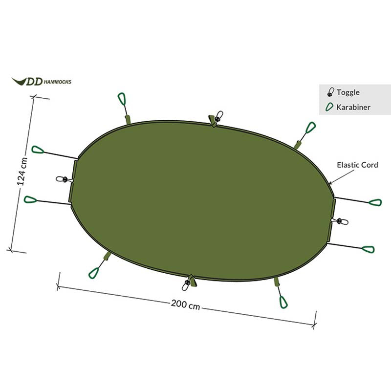 DD Hammocks Underblanket Olive