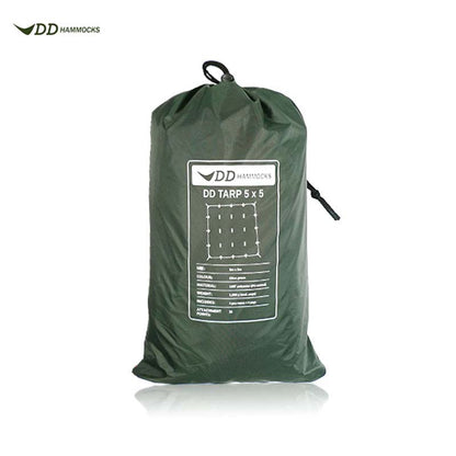 DD Hammocks Tarp 5 x 5 - Olive