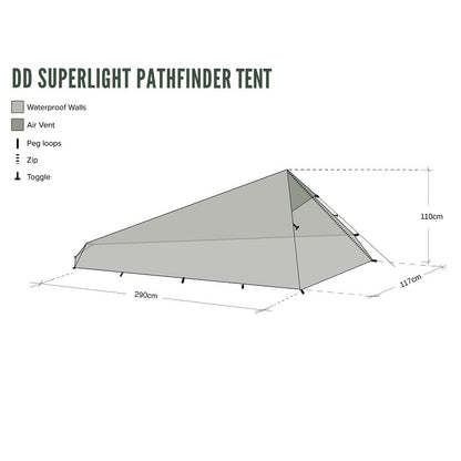DD Hammocks Superlight Pathfinder Tent