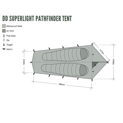 DD Hammocks Superlight Pathfinder Tent