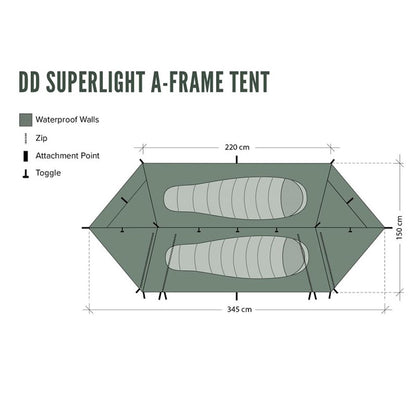DD Hammocks Superlight A-Frame Tent