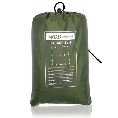 DD Hammocks Tarp 4x4 Forest Green