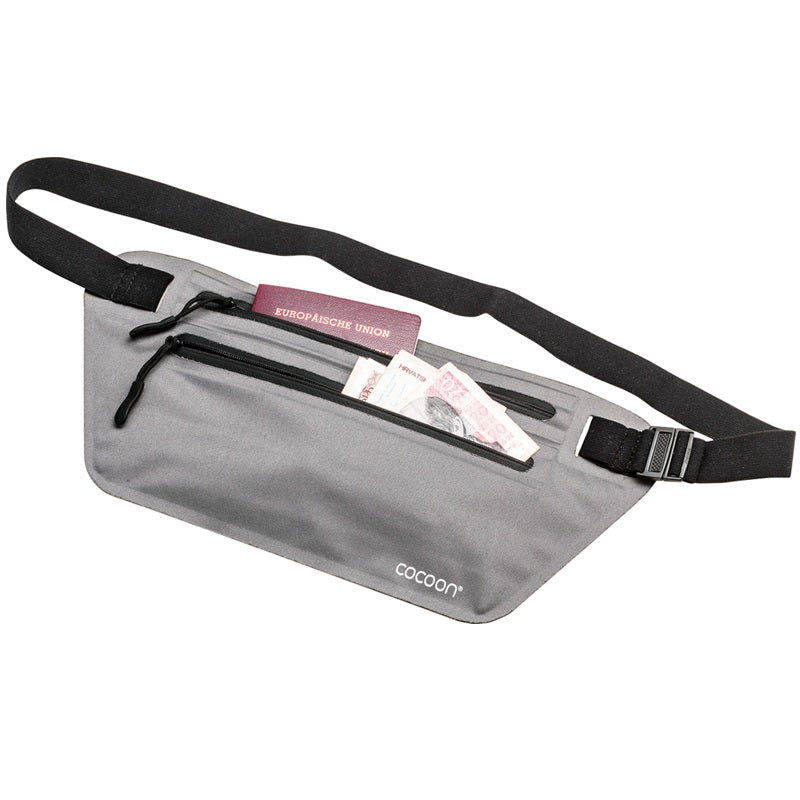 Cocoon Secret Waist Wallet - Grey/Blue