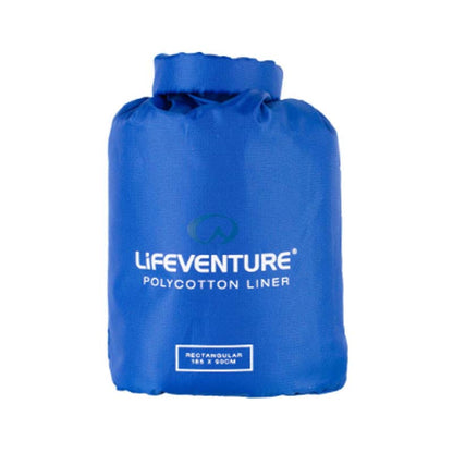 Lifeventure Poly Cotton Sleeping Bag Liner Rectangular