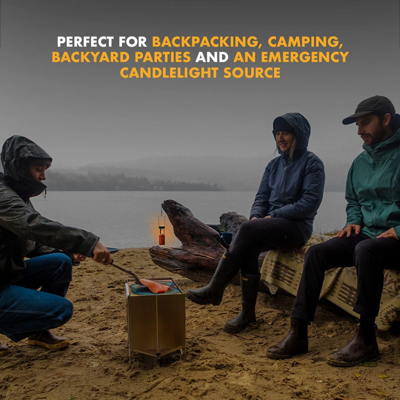 UCO Original Candle Lantern Raw Aluminium