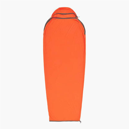 Sea to Summit Reactor Extreme Sleeping Bag Liner Mummy with Drawcord Standard Spicy Orange