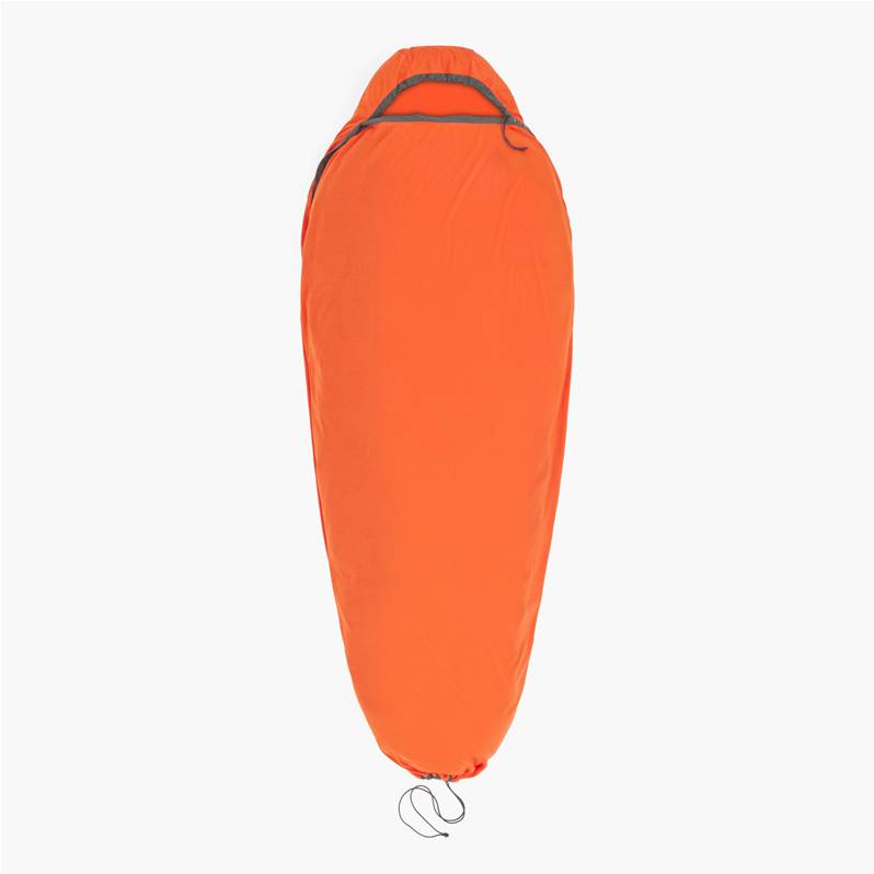 Sea to Summit Reactor Extreme Sleeping Bag Liner Mummy with Drawcord Standard Spicy Orange