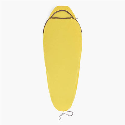 Sea to Summit Reactor Sleeping Bag Liner - Mummy with Drawcord- Compact Sulphur Yellow