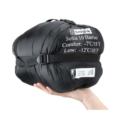 Snugpak Softie 10 Harrier Black Left Hand Zip WGTE