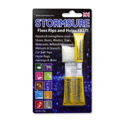 Stormsure Flexible Repair Adhesive 3 x 5g Tube Black