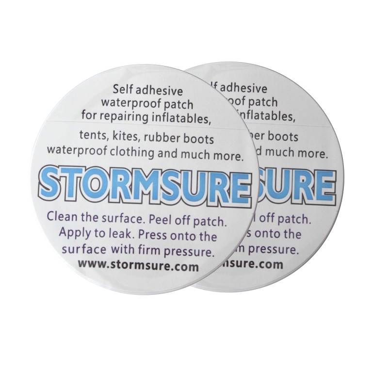 Stormsure TUFF Tape Self Adhesive Repair Patches Circular 2-Pack 75mm