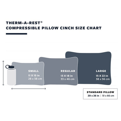 Thermarest Compressible Pillow Cinch Stargazer Blue Regular