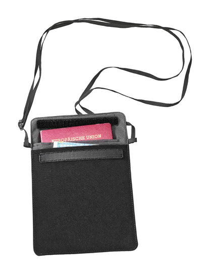 Coccon Secret Passport Wallet Silk Black