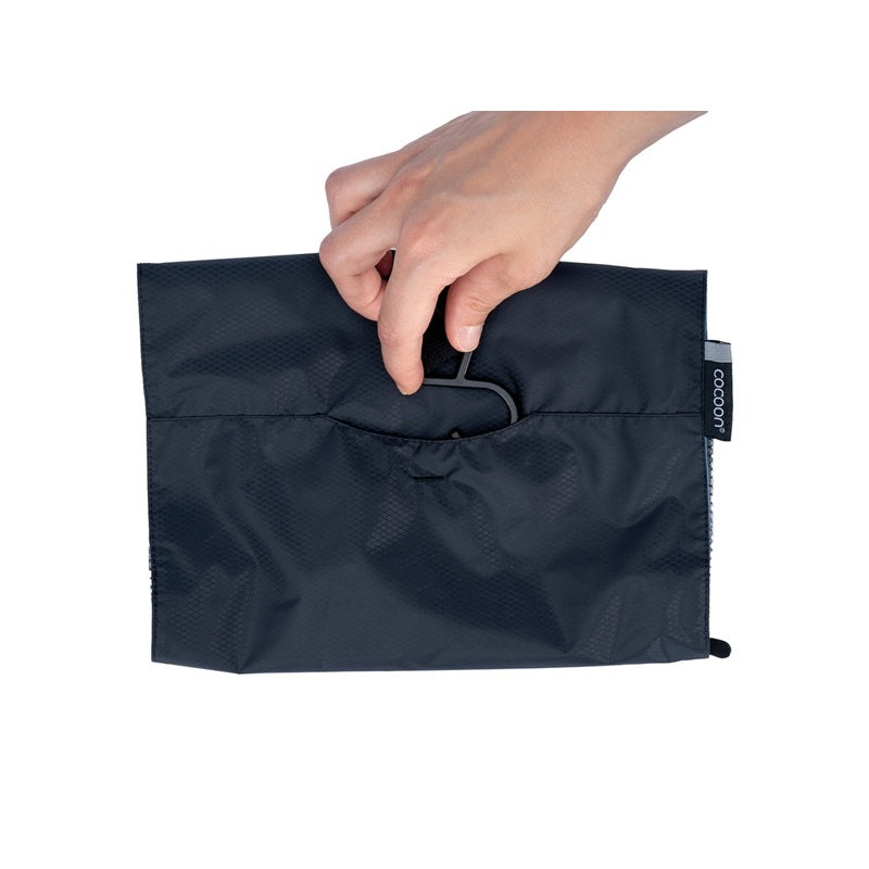 Cocoon Hanging Toiletry Kit - Minimalist Light - Phantom Black/Ash Blue