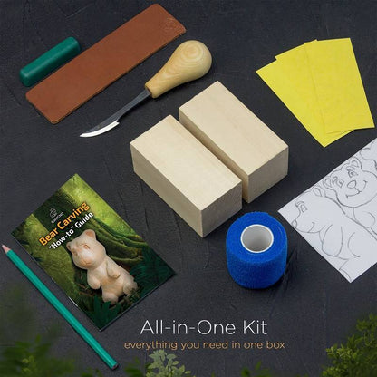 BeaverCraft DIY05 - Bear Carving Kit