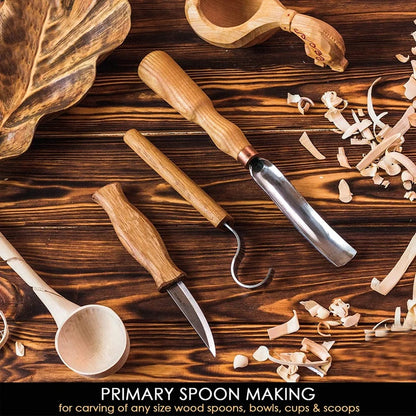 BeaverCraft S14 - Spoon Carving Set with Gouge