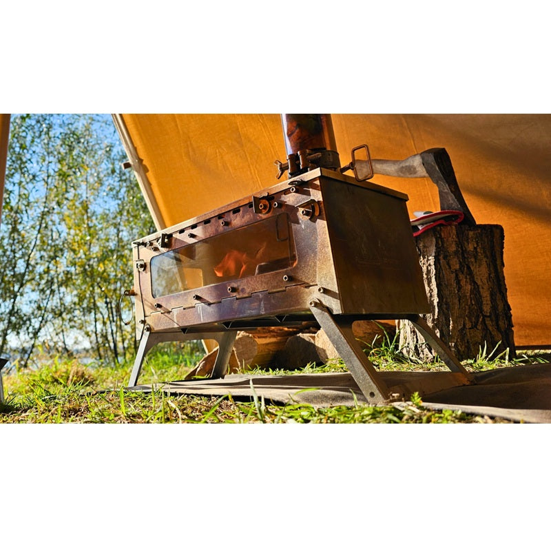 Bushmen Fastfold camping stove Large 2 Window