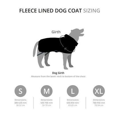 Mountain Paws Fleece Lined Dog Raincoat