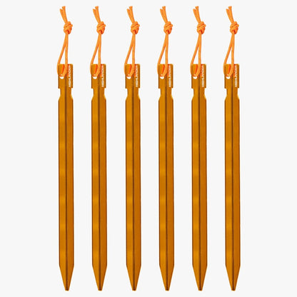 Highlander Arrow Aluminium Pegs 18cm / 7inch 6 pack