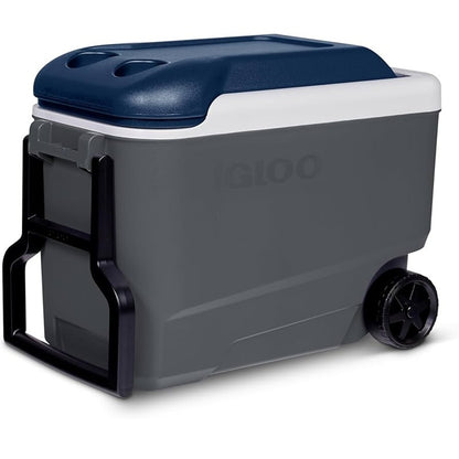 Igloo Maxcold 40QT Roller - Carb/Aeg Blue