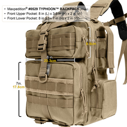 Maxpedition Typhoon Backpack - Black