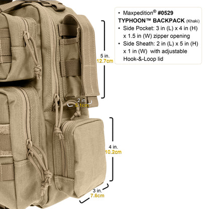 Maxpedition Typhoon Backpack - Black