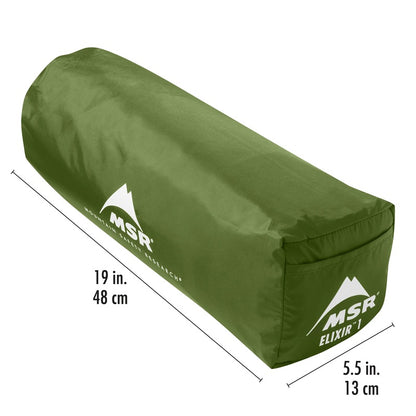 MSR Elixir 1 Person BackPacking Tent - Green