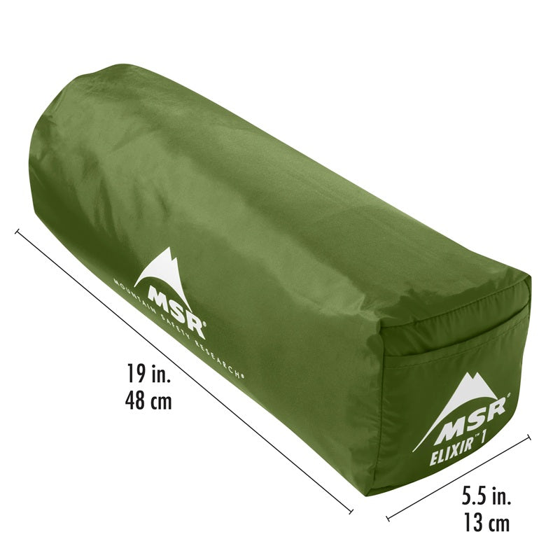 MSR Elixir 1 Person BackPacking Tent Green